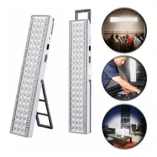 Pack 2 Lampara De Emergencia 60 Led Luz Recargable