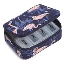 Vera Bradley Organizador De Pastillas De Viaje De Algodon, F