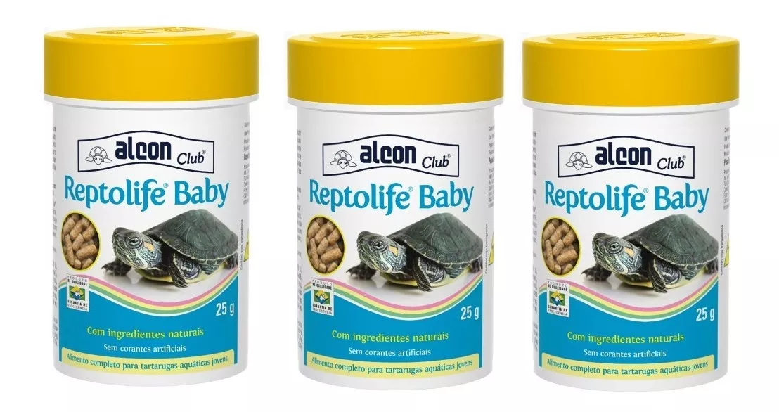 Alcon Club Reptolife Baby 25g Com 3 Un