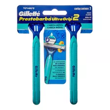 Aparelho Barbear Gillette Prestobarba Ultragrip2 Com 2un