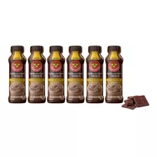 Kit C/6 Bebida Láctea Cappuccino Chocolate 260ml 3 Corações