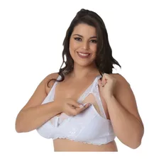 Soutien Amamentação Plus Size (48 Ao 56) Renda & Algodão.