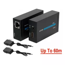 Hdmi Extender Un Solo Cable Cat6 Rj45 Extension 60mt 1080p