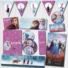 Kit Imprimible Candy Bar Personalizado Frozen 2