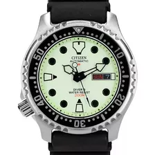 Relógio Citizen Ny0040-09w Natulite Dial Automático Diver