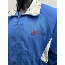 Campera Rompevientos Nike Estampada Retro Vintage Talle M