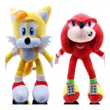 Set De Peluches Tails Y Knucles, Envío Gratis!!!