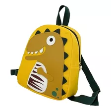 Mochila Amarilla Dinosaurio Preescolar