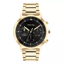 Reloj Para Hombre Calvin Klein Gauge 25200065 Dorado