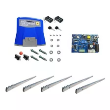 Kit Motor Gran Veloti 1200 Antiportonazo 5mt 2controles