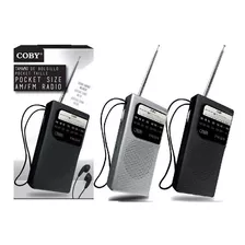 Radio Portátil Coby Cr-203 Con Parlantes Y Auriculares