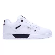 Tenis Freeday Sonar Branco Marinho Skate Casual Bmx