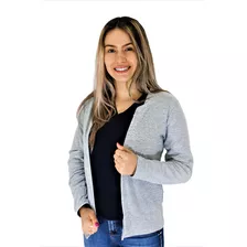 Blusa De Frio Canelada Feminino Cardigan Casaquinho Curto