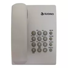 Telefono Fijo Suono Tono-pulso Mute Mesa Pared Blanco