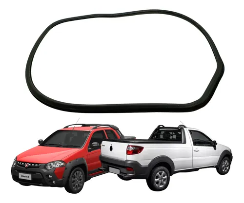 Borracha Do Vidro Traseiro Caçamba Fiat Strada 2014 A 2020
