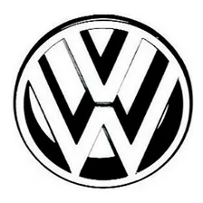 Emblema Vw Grade Cromado Gol Par Volkswagen Gol 1991 A 1995