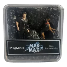 Hot Wheels Boneco Mad Max Mel Gibson Em Miniatura 1/64 Hw