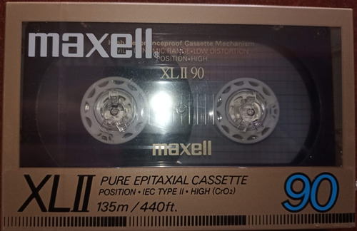 Cassete Audio Maxell Xl Ii 90 Minutos