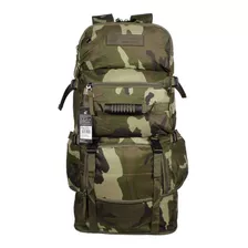 Mochila Camping Camuflada Expansiva 70l Keuven2205-1 Militar