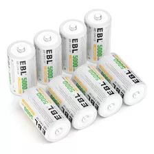 Rechargeable C Batteries 5000mah Nimh C Size Battery, P...