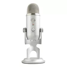 Microfone Condensador Usb Blue Yeti - Prata Podcast Shows