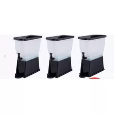 Dispensador Bebidas Uso Restaurante Agua Fresca 3 Pack