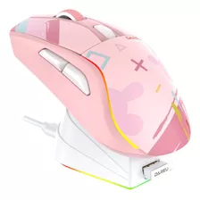 Mouse Gaming Dareu A950 Inalámbrico, 12000dpi, Color Rosa