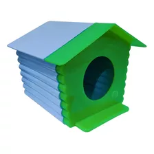 Casinha Para Hamster Colorida De Plástico