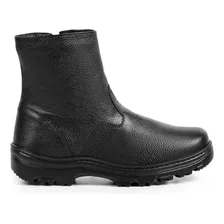 Bota Masculina Térmica Couro Legitimo Lã Impermeavel Neve