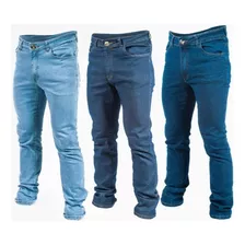 Kit 3 Calças Jeans Masculina - Promoção Modelo Tradicional