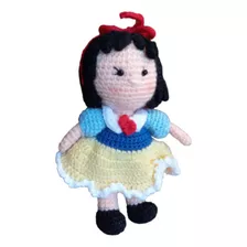 Amigurumi Muñeco De Apego Blancanieves Hecha A Mano