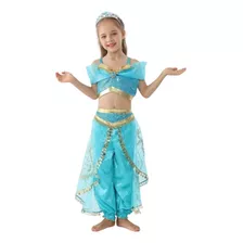 Vestido De Luxo Princesa Jasmine (alladin) Tm. 9/10