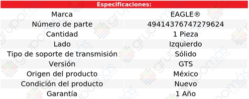 Soporte Trans Izq Eagle Mitsubishi Galant V6 3.8l 04 A 09 Foto 4