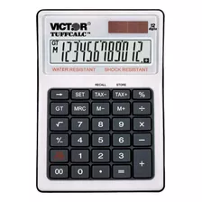 Victor 99901 Tuffcalc Calculadora, Blanco, 1.8 X 4.6 X 6.5