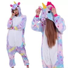 Pijama Unicórnio Infantil Adulto Macacão Kigurumi Cosplay