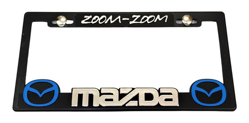 Porta Placas Mazda Auto Camioneta Cubre Pijas Kit #48 Foto 2