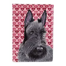 Banderas Bandera De Jardín Corazones De Scottish Terrier