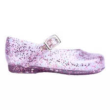 Sapatilha Bailarina Menina Rosa Glitter Infantil Juju Shoes