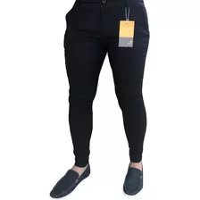 Calça Alfaiataria Skinny Bengaline Elastano Masculina 