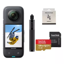 Camara Insta 360 X3 Kit Memoria 128gb+protector+selfie Stick