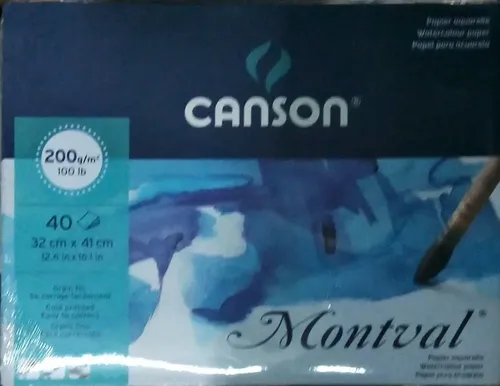 Canson Block Montval 200 Grs Grano Fino 32 X 41 Cm 40 Hojas
