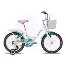 Bicicleta Candie Roma Rodado 16 - Giro Didáctico Color Verde