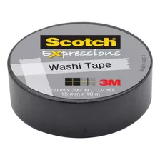 3m C314blk Washi Tape 059inch X 393inch Black