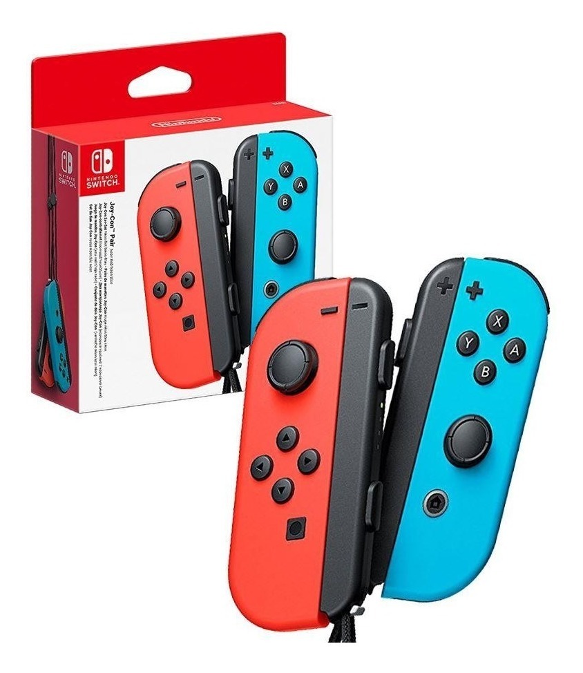 Joy-con Nintendo Switch Neon Azul Y Celeste Soy Gamer