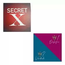 Kit Secret X + Verdade Ou Desafio Jogos De Cartas Para Casal