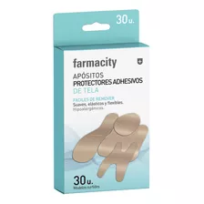 Apósitos Protectores Adhesivos Farmacity De Tela X 30 Un