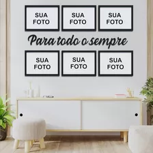 Conjunto Quadros Personalizado Suas Fotos Para Todo O Sempre