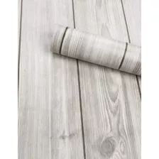 Papel Mural Pvc Autoadhesivo Rollo Diseño Madera Beige Claro