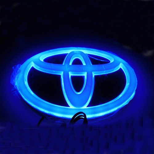 Genial Luz Led Con Logotipo De Coche Con Emblema Toyota Foto 7