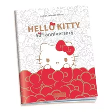 Livro Ilustrado Oficial Hello Kitty 50 Anos, Panini - Capa Mole + 20 Envelopes